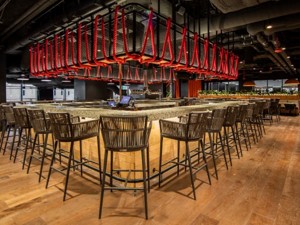 Kindling's Second Floor can seat up to 200 guests and has it's own private bar