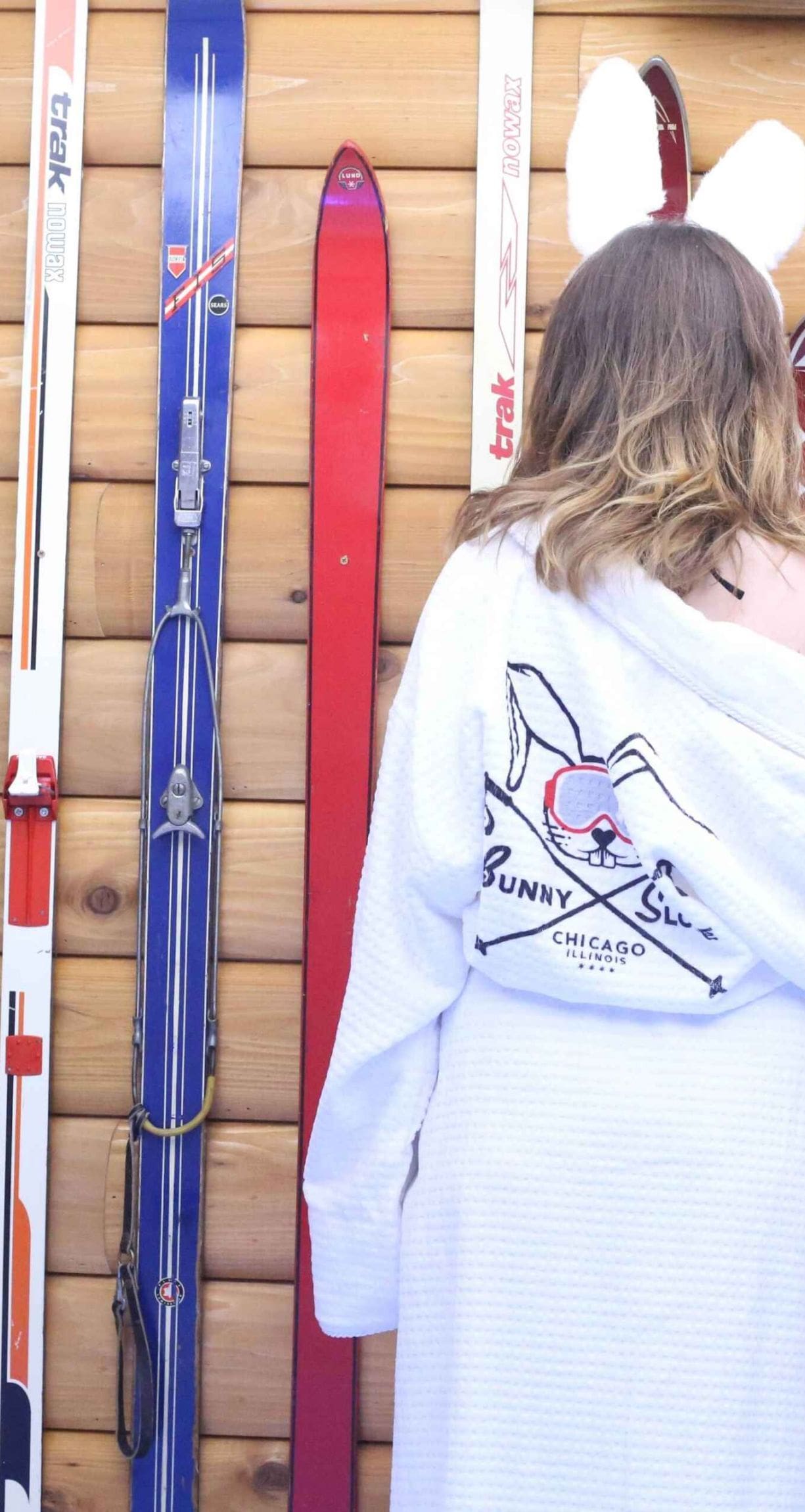 Disrobing at Bunny Slope with the Bunny Slope Robes